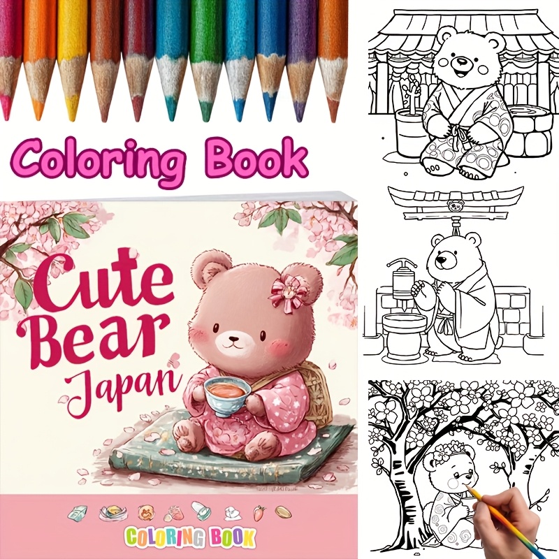 Adult Coloring Book Stress Relief - 28 stron Kolorowanka dla dorosłych z