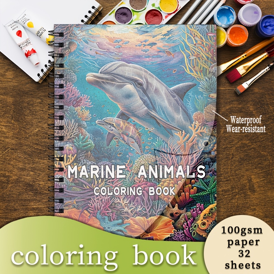 Adult Coloring Book Stress Relief - Książka do kolorowania - 21 x