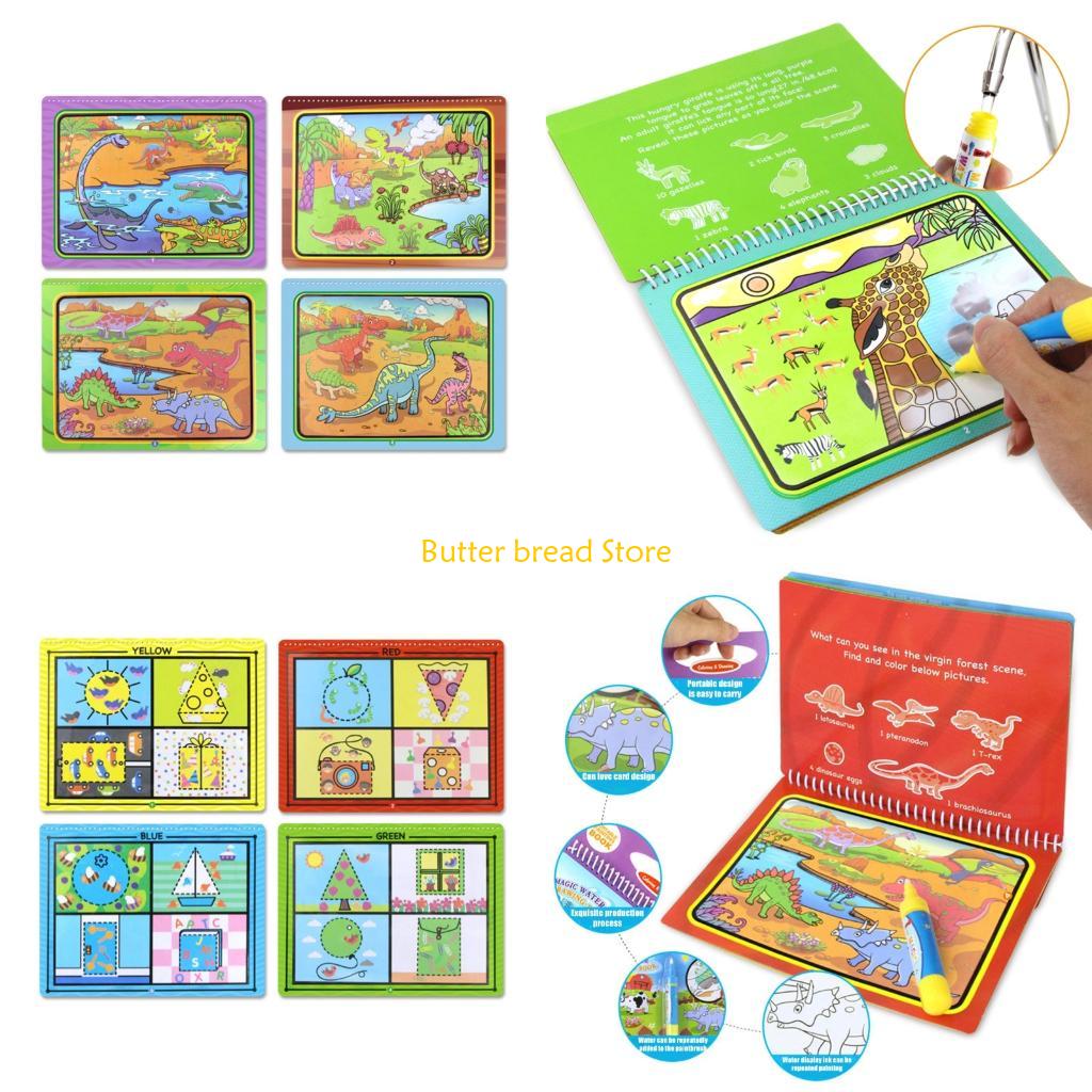 Reusable Water Magic Coloring Book - W89C Książeczka do rysowania magiczną wodą