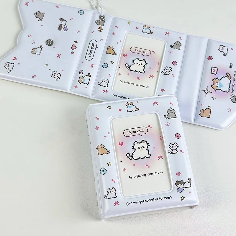 Kpop Photo Card Binder 3 Inch - Album na karty fotograficzne 3 cale,