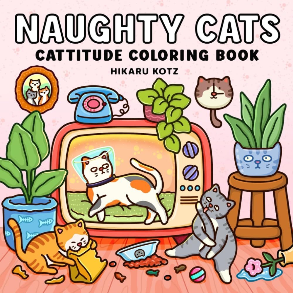 Adult Coloring Book Stress Relief - Książka do kolorowania dla dorosłych, terapia