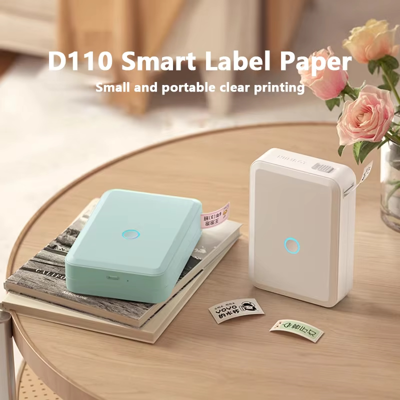 Mini Pocket Thermal Printer Paper Roll - Niimbot D110 Mini przenośna termiczna drukarka