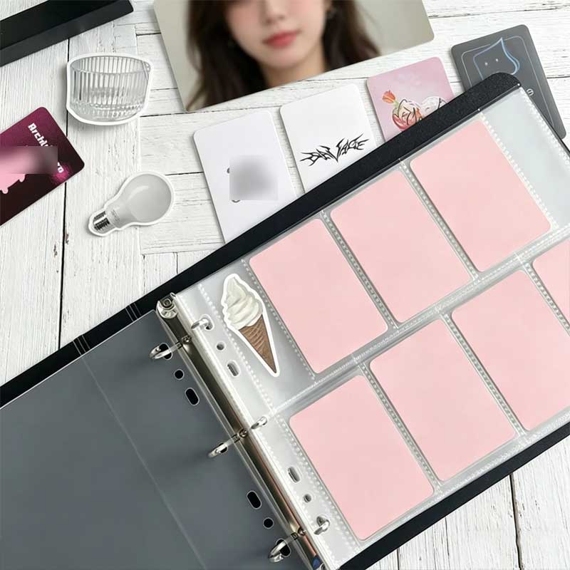 Kpop Photo Card Binder 3 Inch - Segregator A5 z 7-8 przegródkami na
