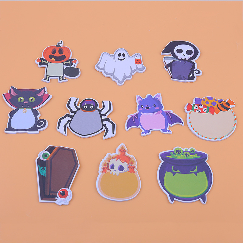 Stationery Books - Zestaw karteczek samoprzylepnych na Halloween, 200