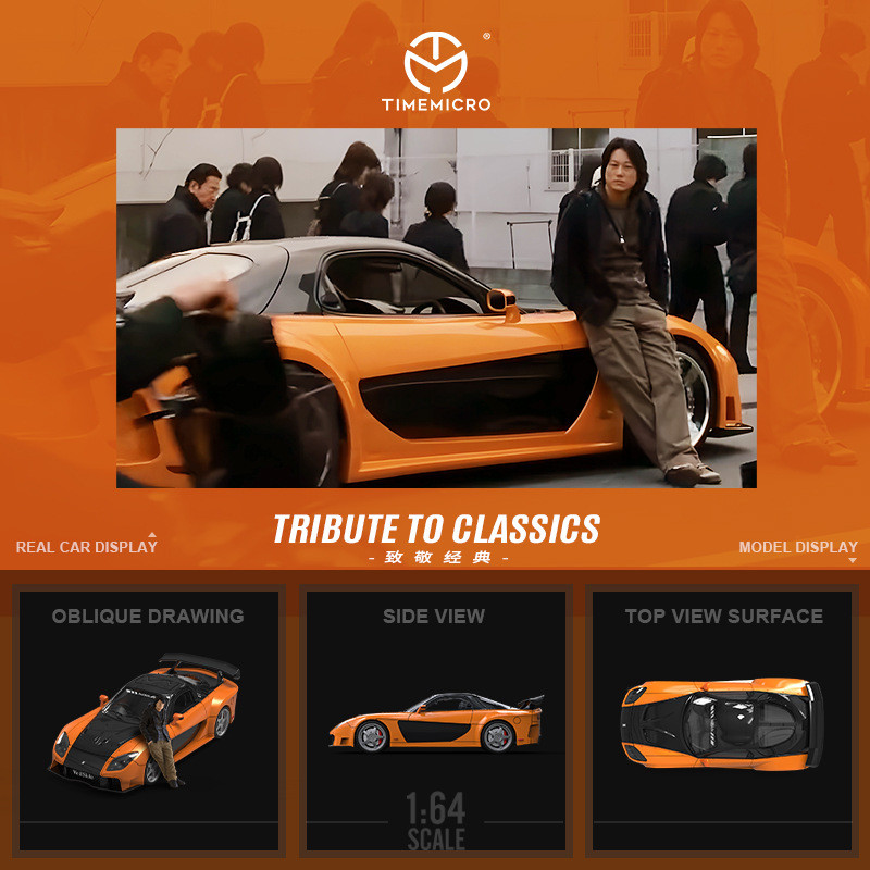 Movies - TimeMicro-TM 1/64 Szybcy i wściekli Mazda