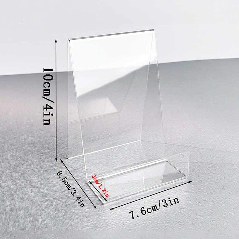 Clear Acrylic Book Stand Holder - Akrylowy stojak na książki, ramka na