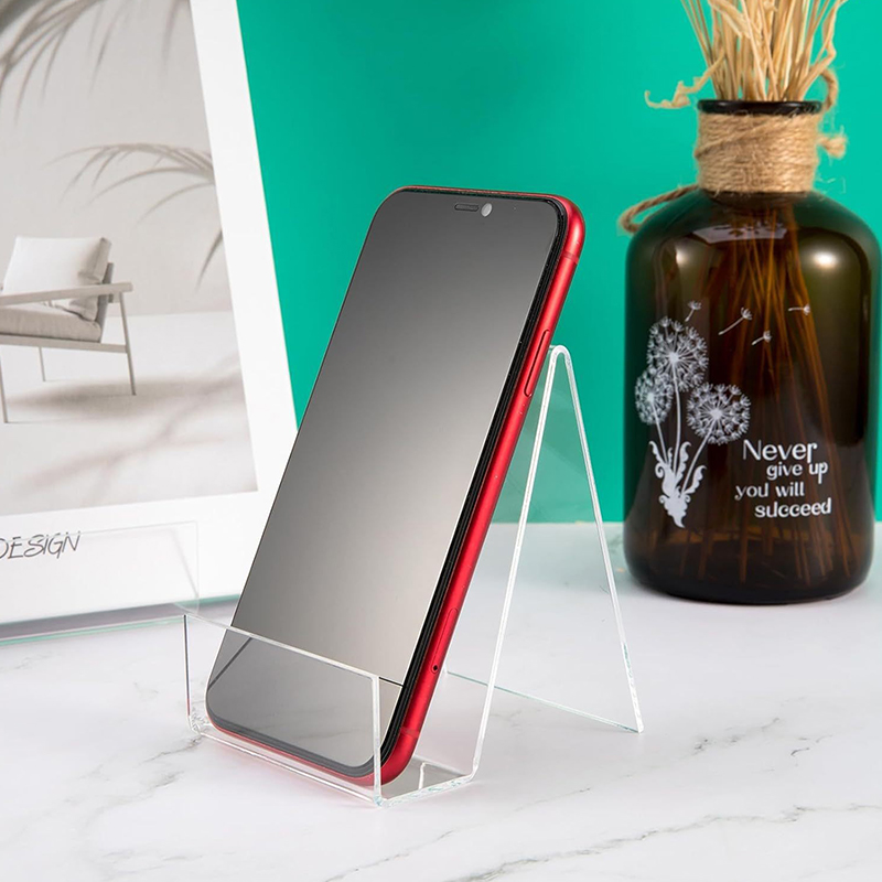 Clear Acrylic Book Stand Holder - 1 szt. Akrylowy stojak na komiksy,
