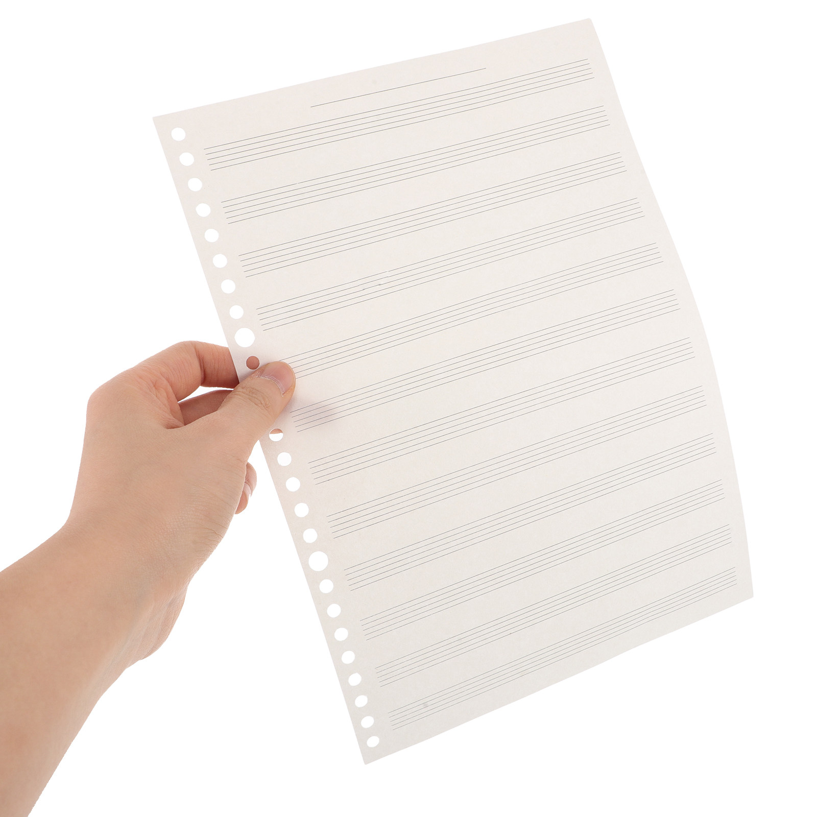 Blank Sheet Music Notebook - Notatnik na nuty gitarowe, papier w