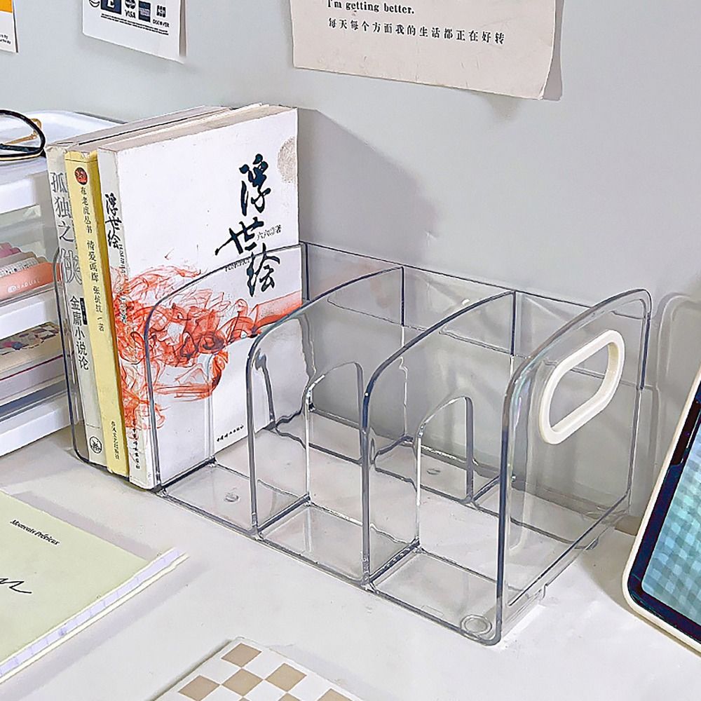 Clear Acrylic Book Stand Holder - Przenośne, przezroczyste akrylowe podpórki do książek