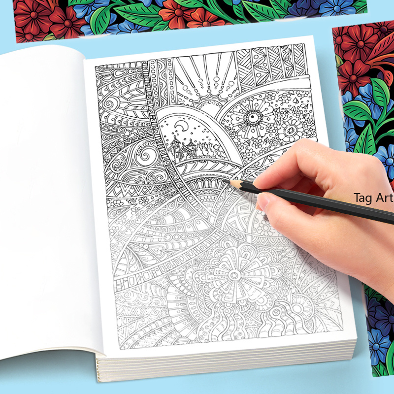 Medytacja dla dorosłych, reduk – Adult Coloring Book Stress Relief recenzja i cena