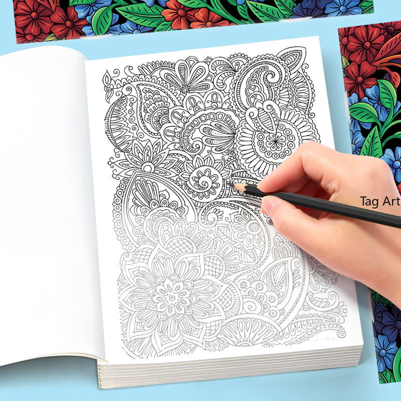 Medytacja dla dorosłych, reduk – Adult Coloring Book Stress Relief recenzja i cena