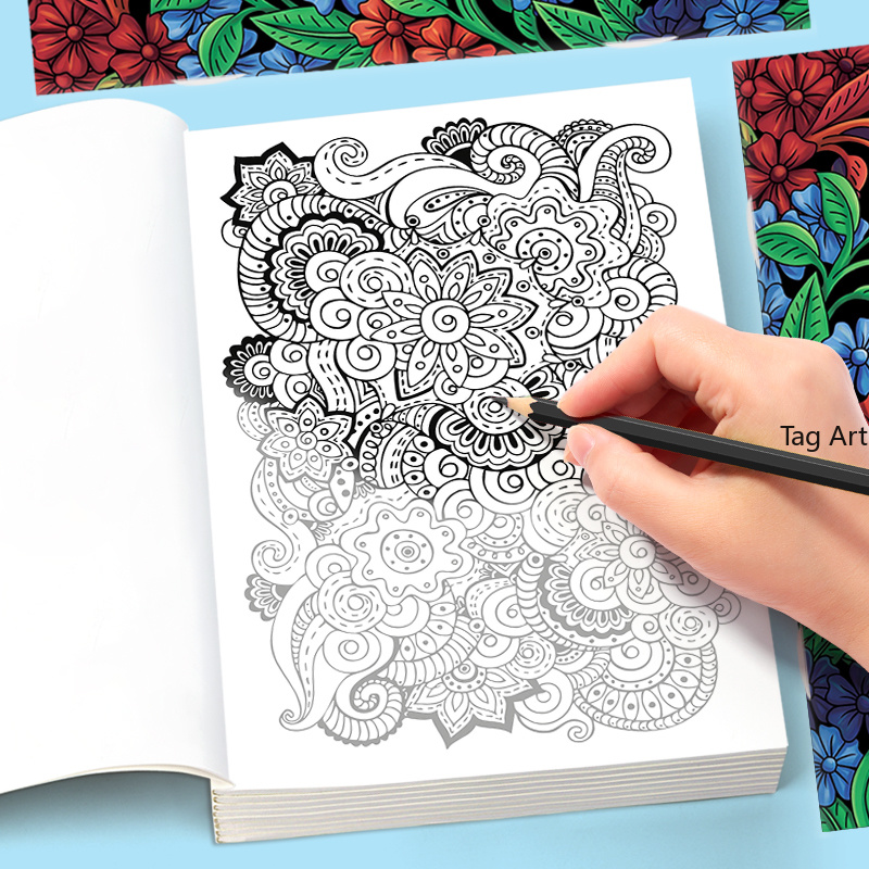 Medytacja dla dorosłych, reduk – Adult Coloring Book Stress Relief recenzja i cena