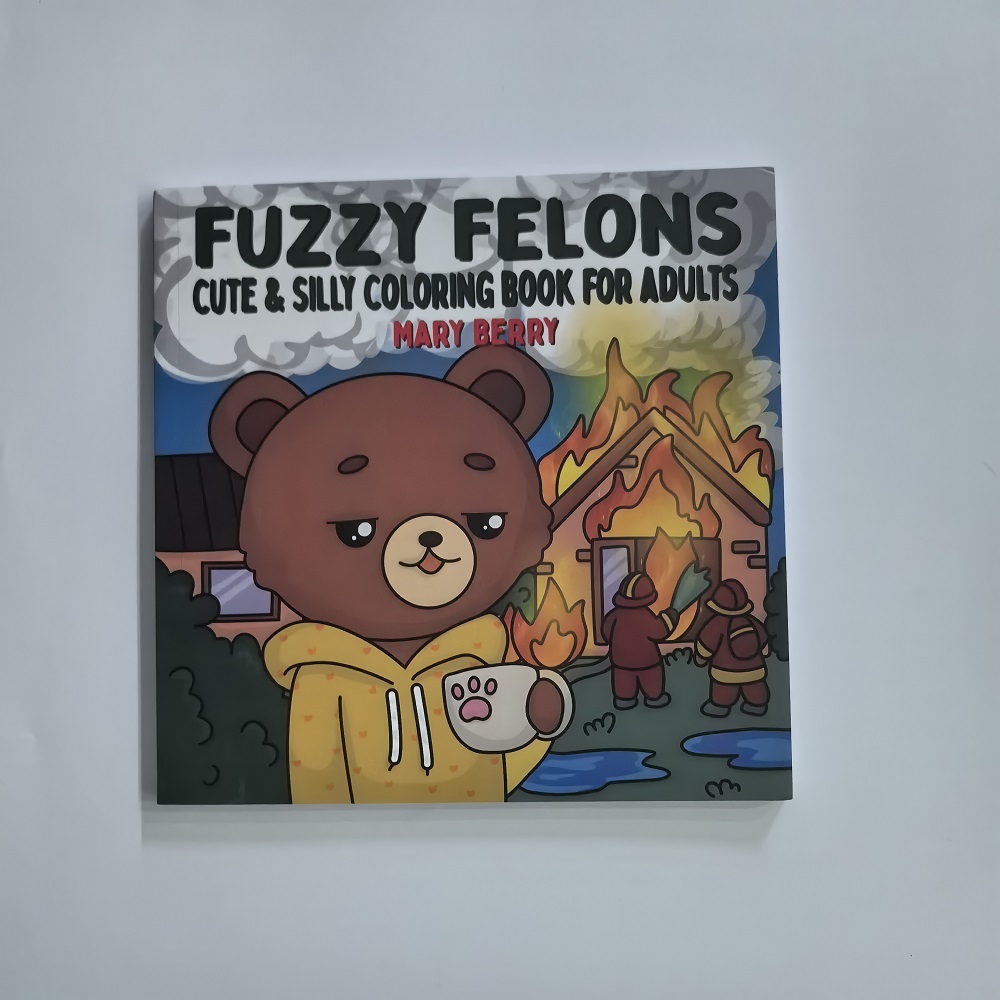 Kolorowanka dla dorosłych Fuzz – Adult Coloring Book Stress Relief recenzja i cena
