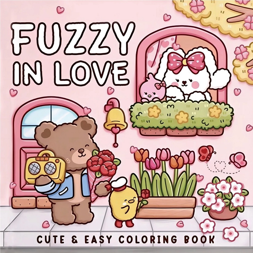 FUZZY IN LOVE Kolorowanka dla  – Adult Coloring Book Stress Relief recenzja i cena