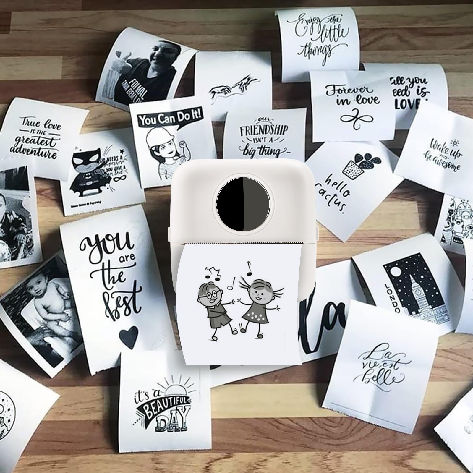 10 rolek termicznego papieru d – Mini Pocket Thermal Printer Paper Roll recenzja i cena