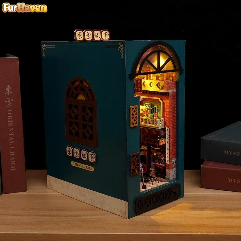 DIY Drewniana Półka na Książki – Diy Wooden Book Nook Kit Shelf Insert recenzja i cena