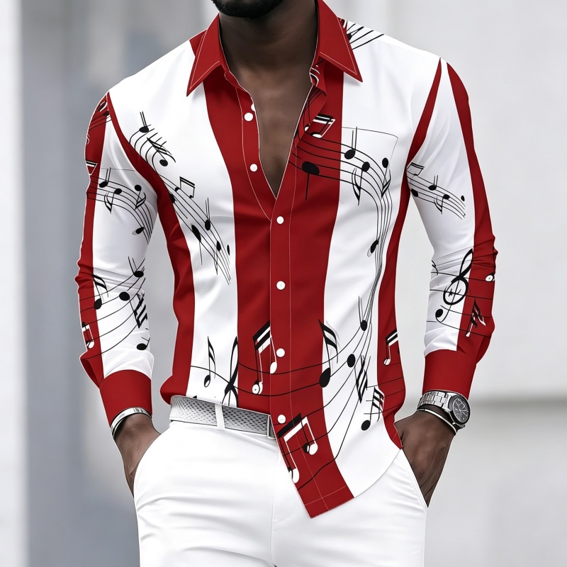 Męska koszula z kołnierzykiem  – Music recenzja i cena