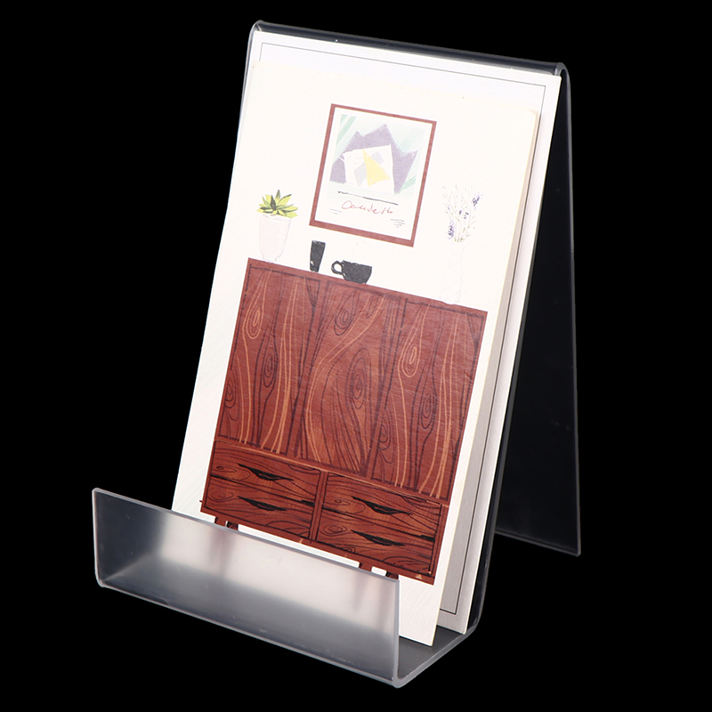 1 szt. Przezroczysty akrylowy  – Clear Acrylic Book Stand Holder recenzja i cena