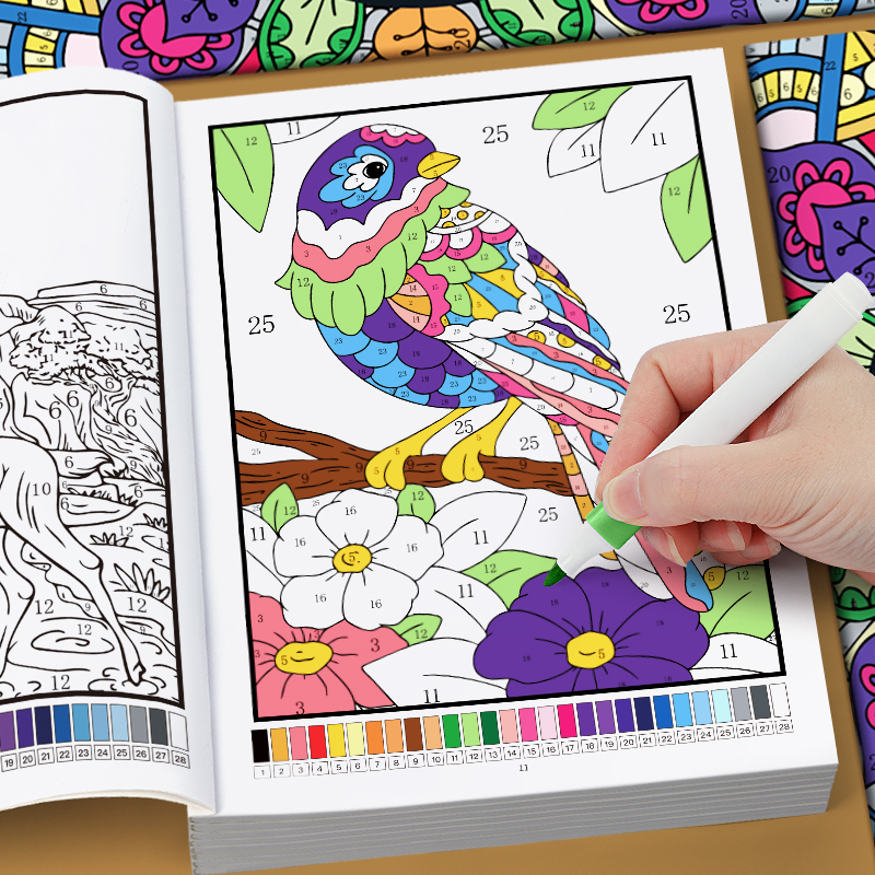 Kolorowanka dla dorosłych z nu – Adult Coloring Book Stress Relief recenzja i cena