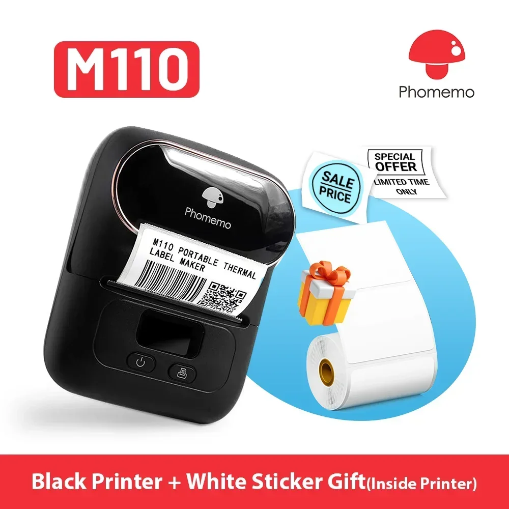 Phomemo M110 Mini przenośna dr – Mini Pocket Thermal Printer Paper Roll recenzja i cena