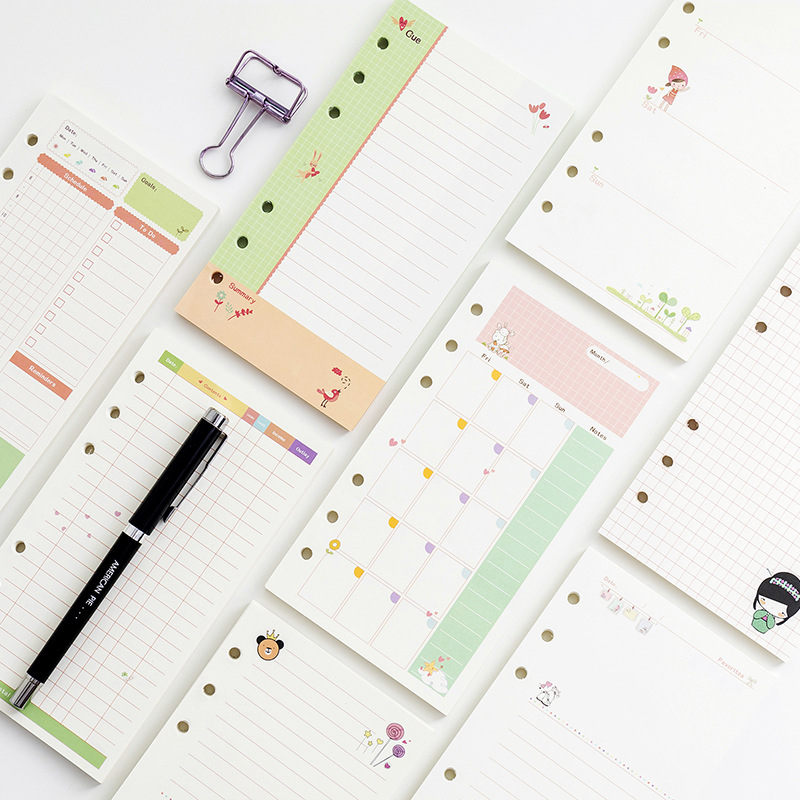 Kawayi A5 A6 Notatnik z luźnym – A5 Spiral Dotted Grid Notebook recenzja i cena
