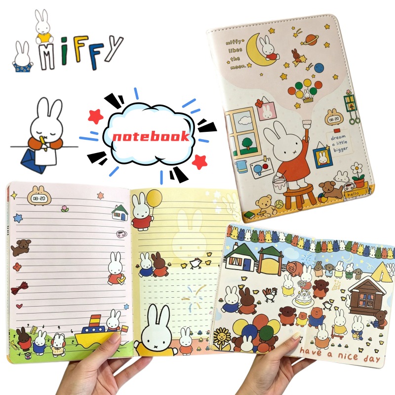 Nowy B6 Miffy Uroczy Notatnik  – Stationery Books recenzja i cena