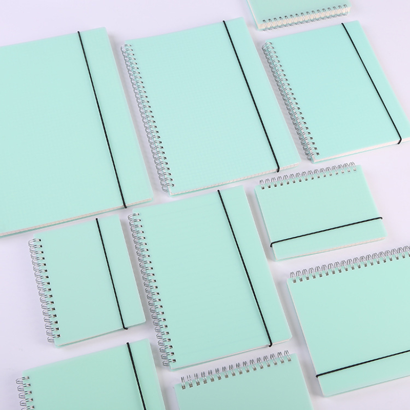 A6 A5 B5 A4 Zielony Notatnik S – A5 Spiral Dotted Grid Notebook recenzja i cena