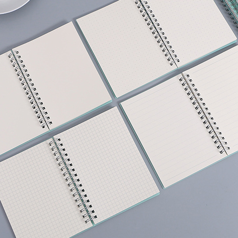A6 A5 B5 A4 Zielony Notatnik S – A5 Spiral Dotted Grid Notebook recenzja i cena