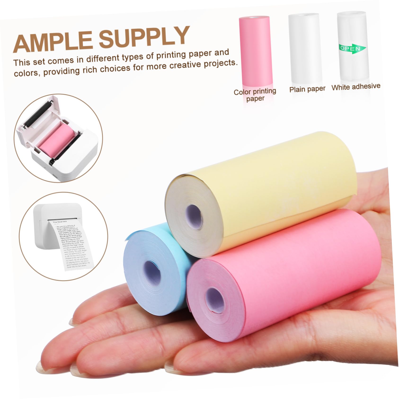 Papier termiczny do mini druka – Mini Pocket Thermal Printer Paper Roll recenzja i cena