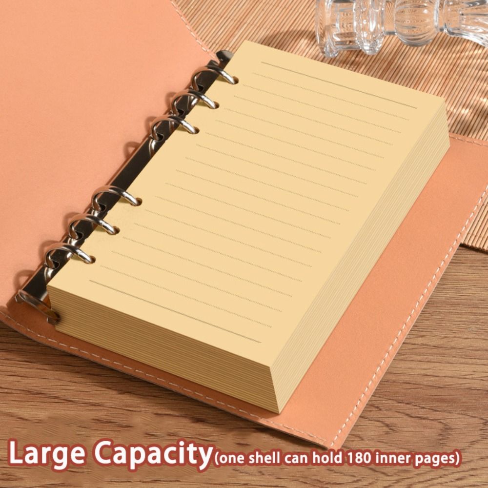 Nowy notes A5/A6 z luźnymi kar – Vintage Leather Journal Notebook recenzja i cena