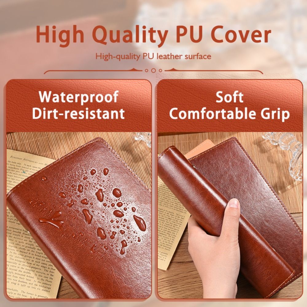 Nowy notes A5/A6 z luźnymi kar – Vintage Leather Journal Notebook recenzja i cena