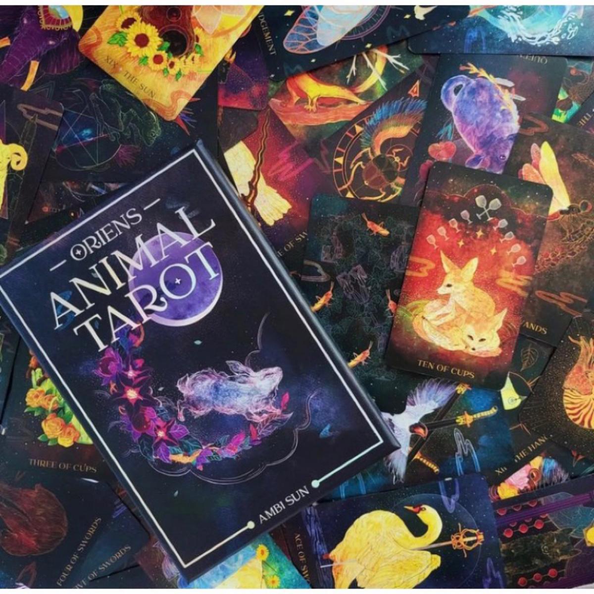 12x7 cm Oriens Animal Tarot 78 – Tarot Deck With Guidebook recenzja i cena