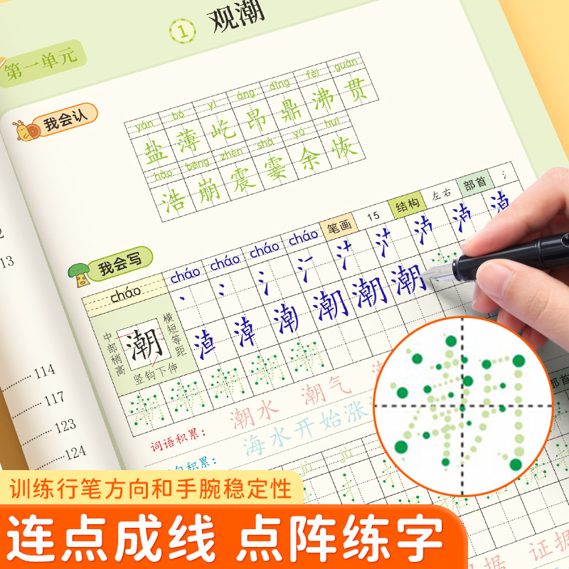 Książka z czcionkami matrycowy – Chinese Calligraphy Practice Book recenzja i cena