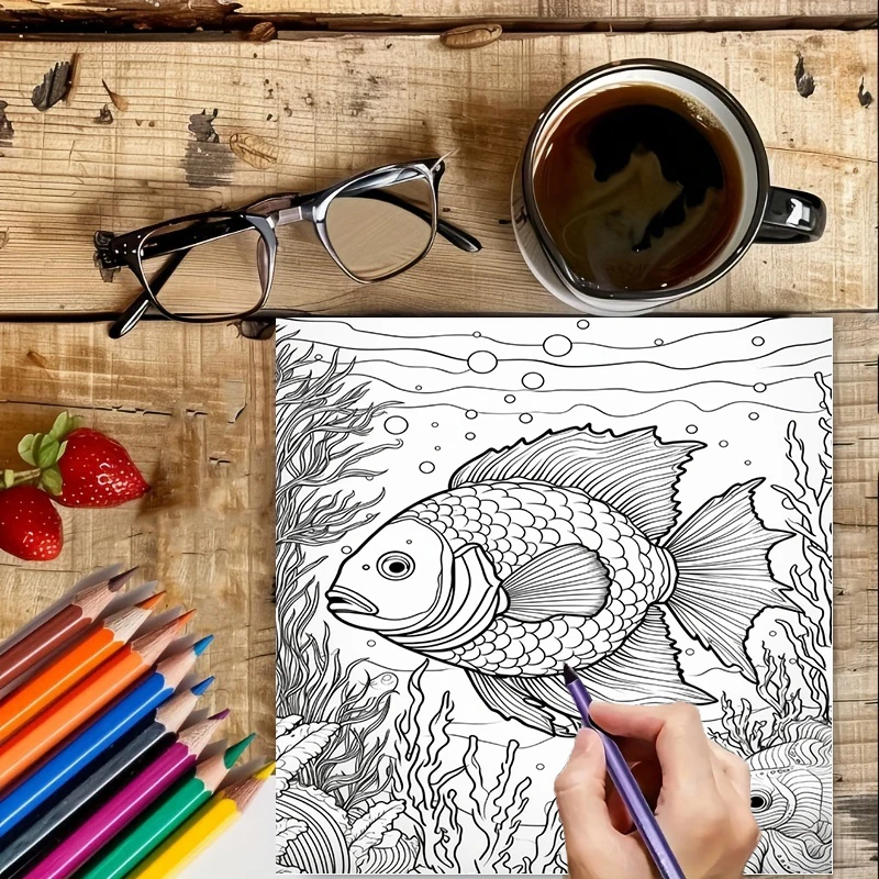 Letnia podwodna kolorowanka dl – Adult Coloring Book Stress Relief recenzja i cena