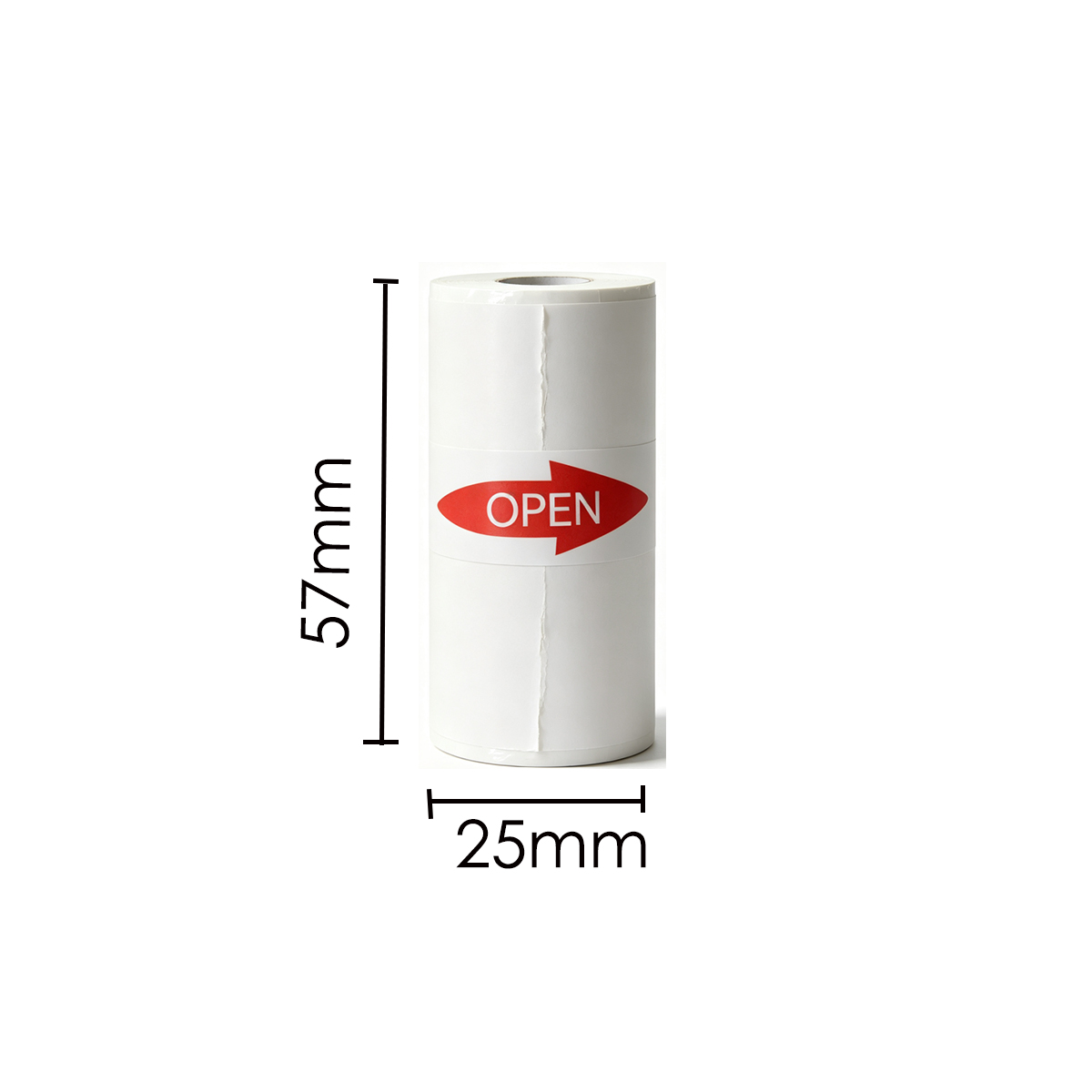 Czerwony, samoprzylepny papier – Mini Pocket Thermal Printer Paper Roll recenzja i cena