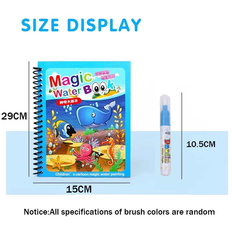1 szt. Książeczka do rysowania – Reusable Water Magic Coloring Book recenzja i cena