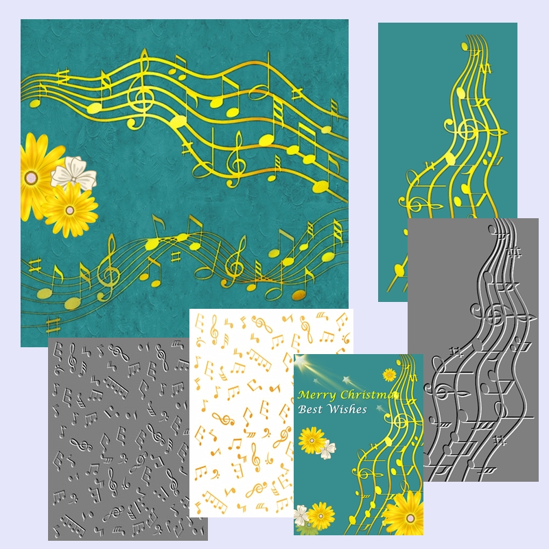 Płytka do hot stampingu, płyną – Blank Sheet Music Notebook recenzja i cena
