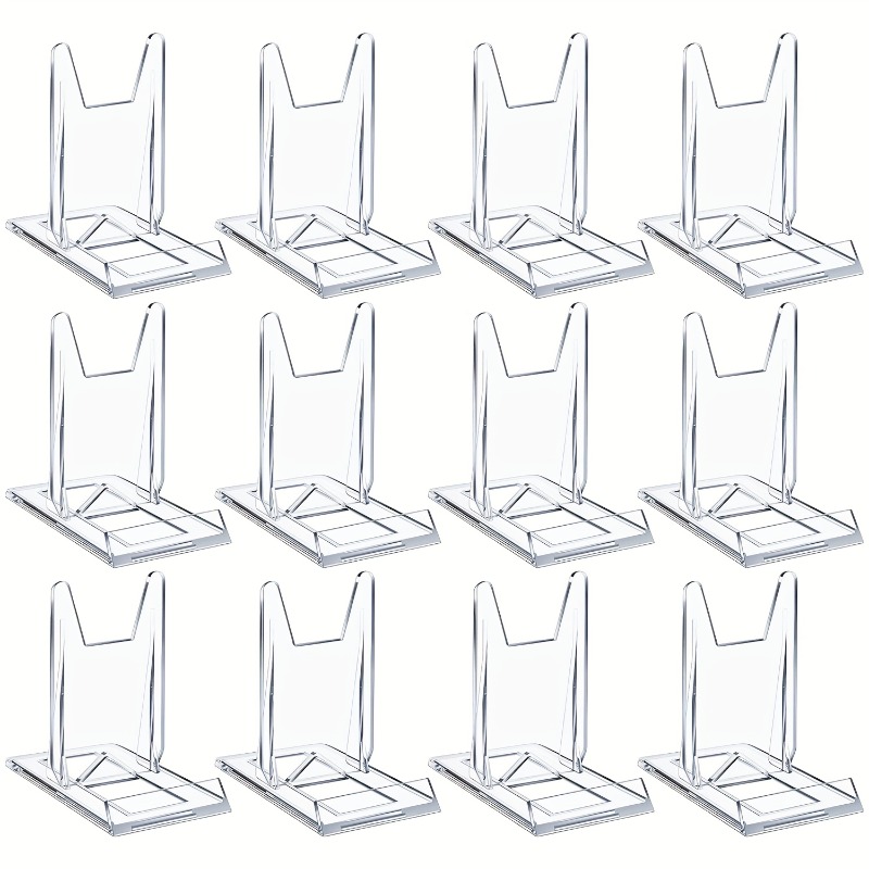 12 szt. Przezroczyste akrylowe – Clear Acrylic Book Stand Holder recenzja i cena