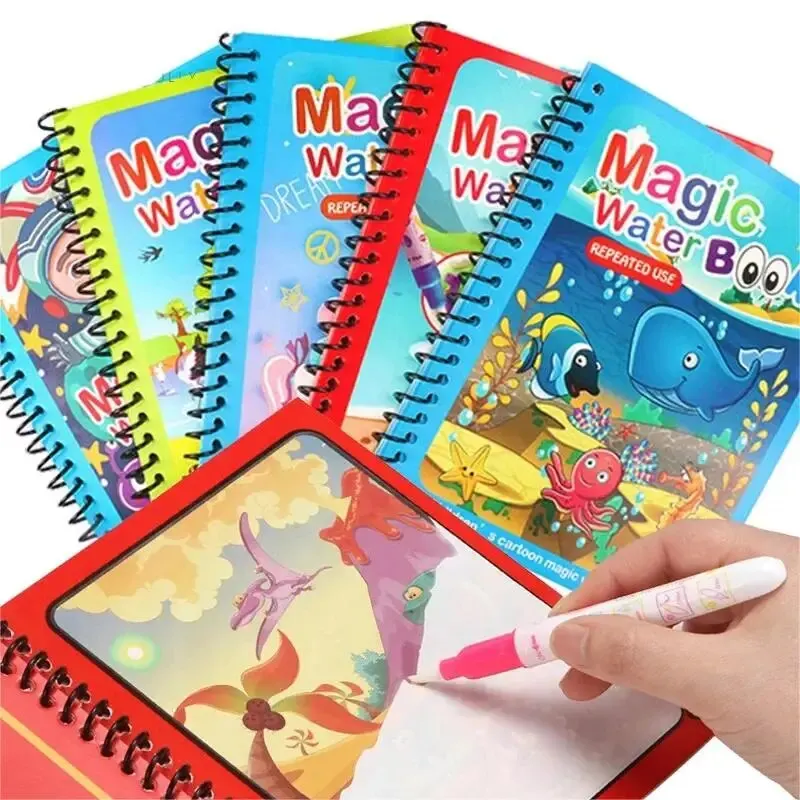 1 Książka + 1 Długopis Wielora – Reusable Water Magic Coloring Book recenzja i cena