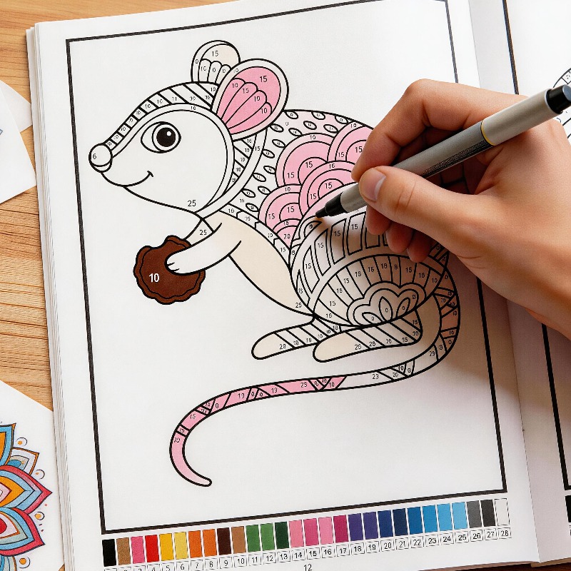 Kolorowanka dla dorosłych ze z – Adult Coloring Book Stress Relief recenzja i cena