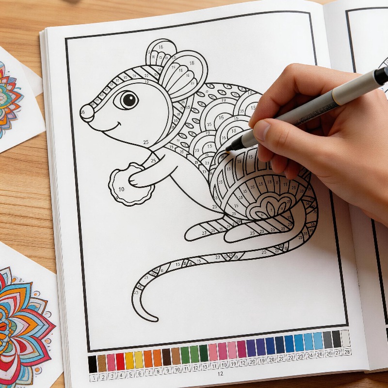 Kolorowanka dla dorosłych ze z – Adult Coloring Book Stress Relief recenzja i cena