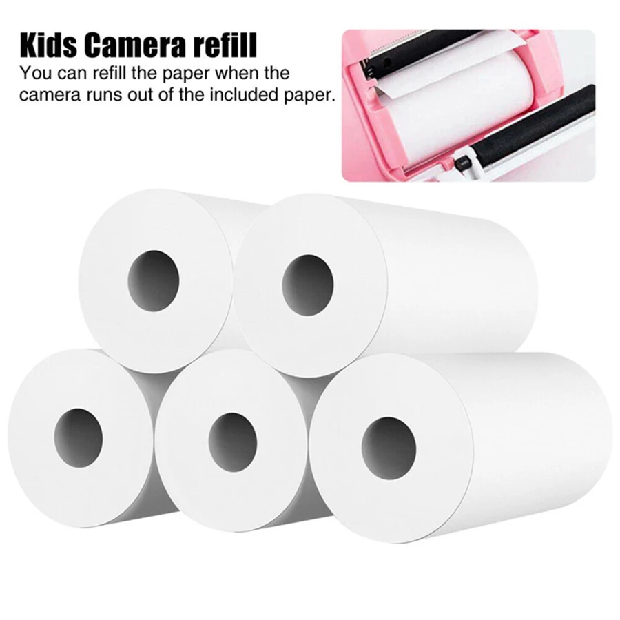 NOWE 10 rolek papieru termiczn – Mini Pocket Thermal Printer Paper Roll recenzja i cena